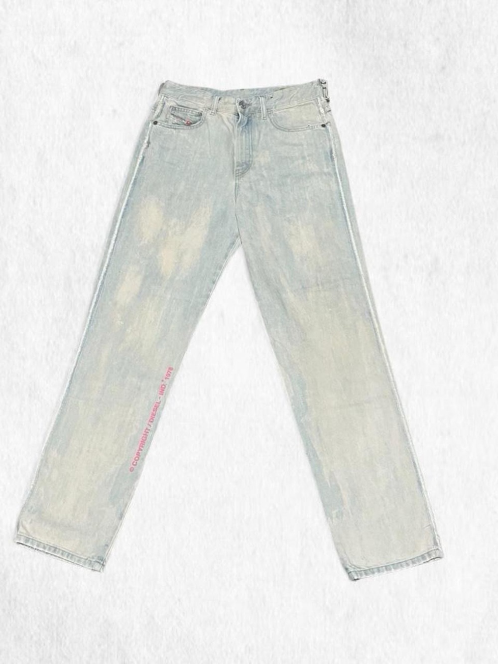 Diesel beautiful light wash D-EISELLE RARE straight high waisted 28x29
